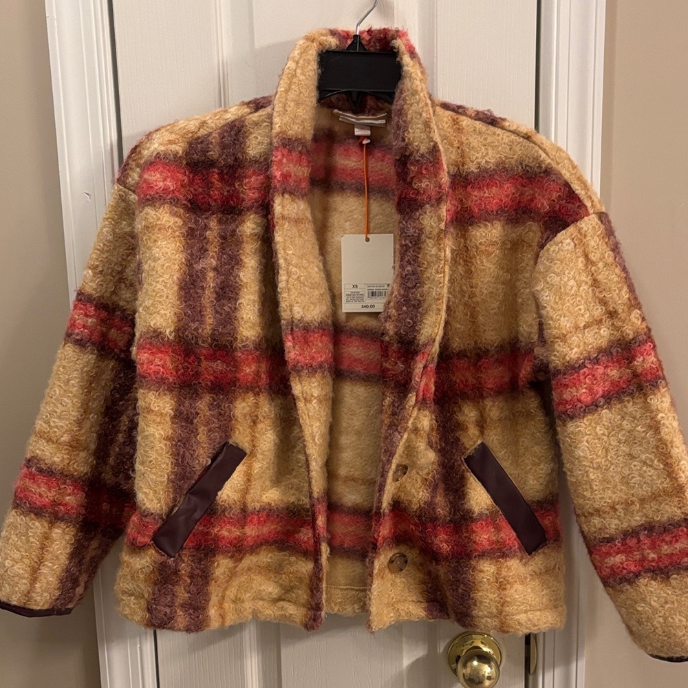 NWT Knox Rose Multicolor Fleece Jacket size XS